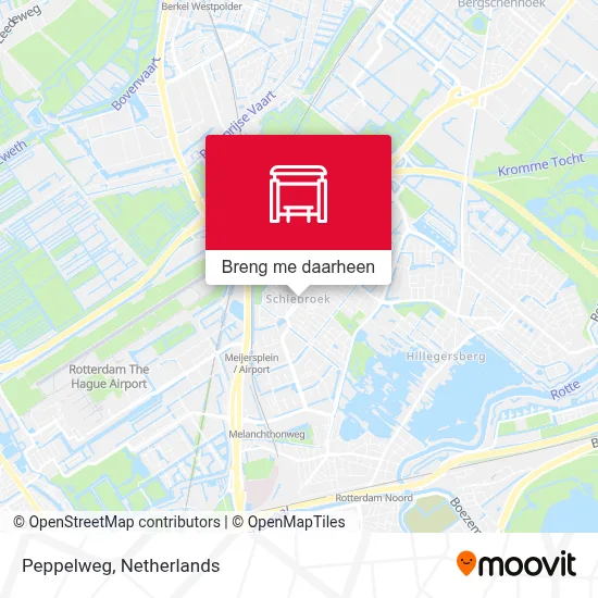 Peppelweg kaart