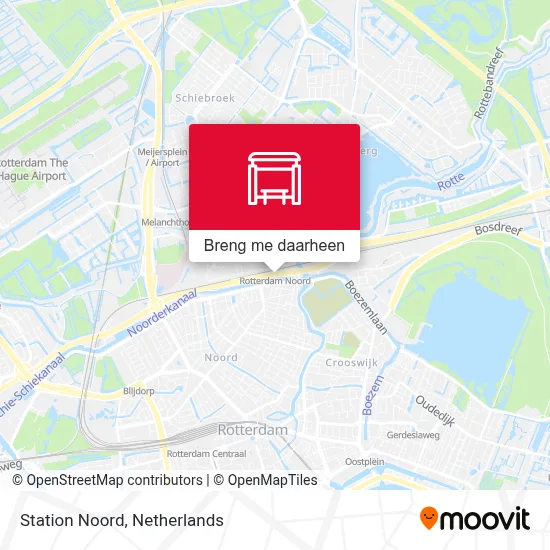 Station Noord kaart