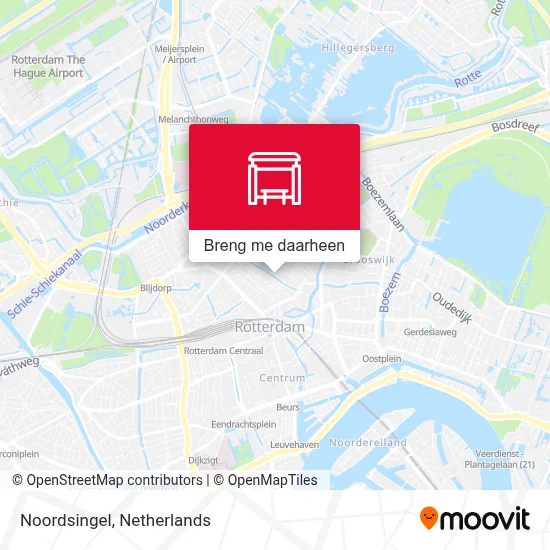 Noordsingel kaart