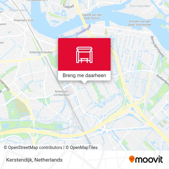 Kerstendijk kaart