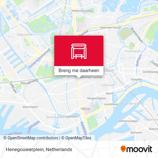 Henegouwerplein kaart