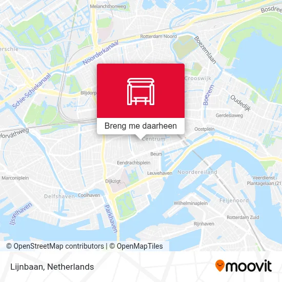 Lijnbaan kaart