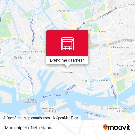 Marconiplein kaart