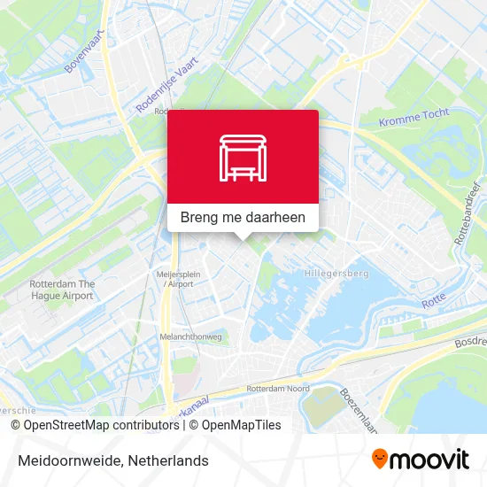 Meidoornweide kaart