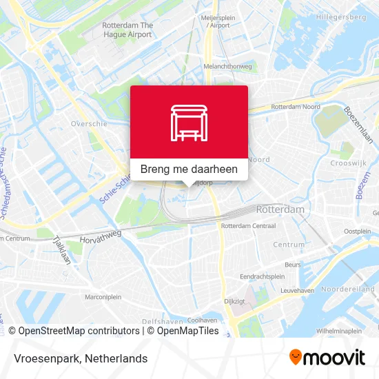 Vroesenpark kaart
