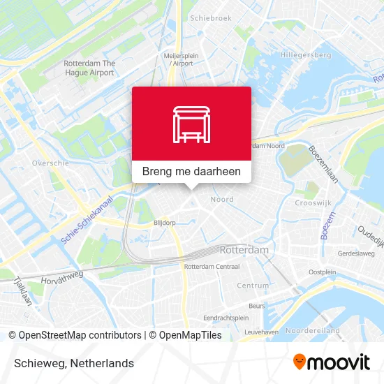 Schieweg kaart
