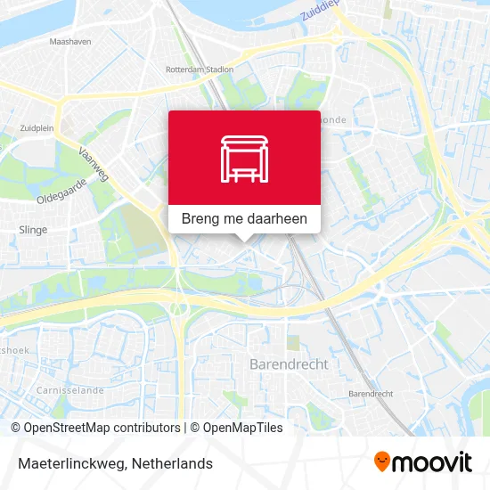 Maeterlinckweg kaart
