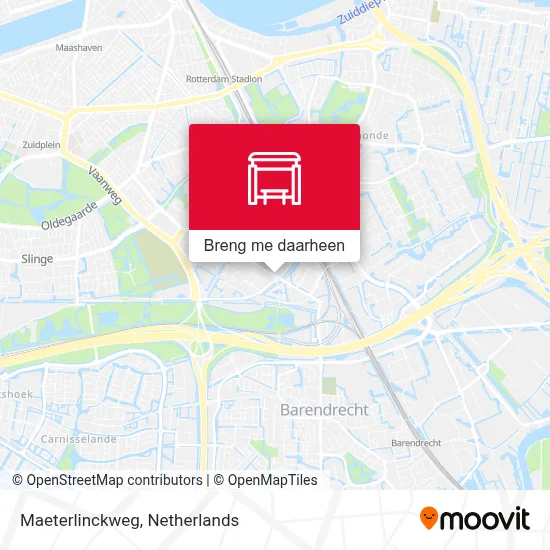 Maeterlinckweg kaart