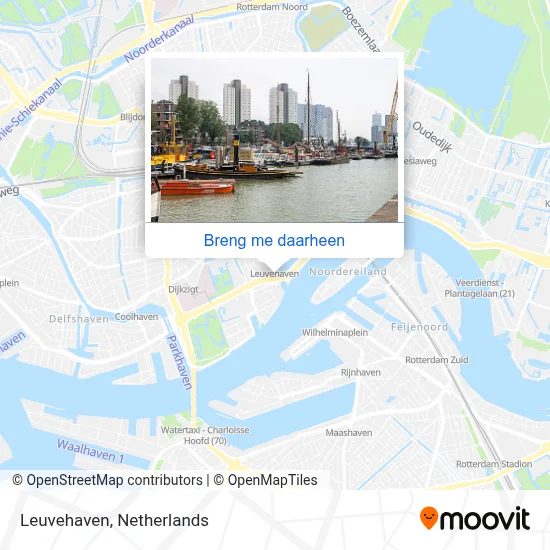 Leuvehaven kaart