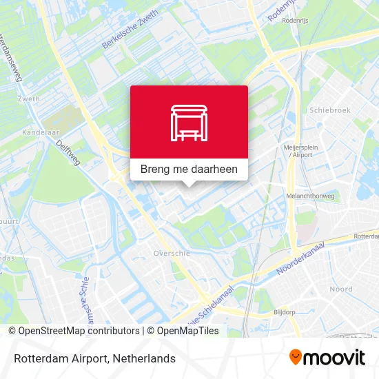 Rotterdam Airport kaart