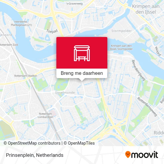 Prinsenplein kaart