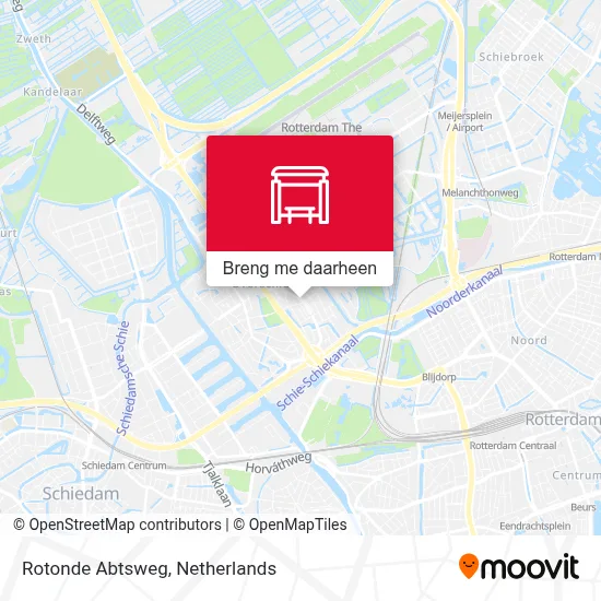 Rotonde Abtsweg kaart