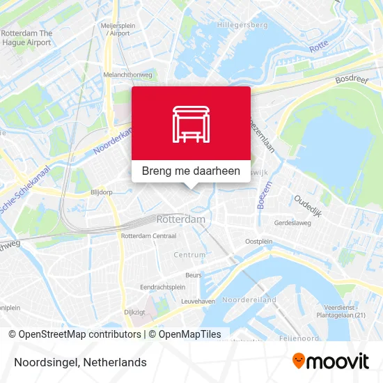 Noordsingel kaart