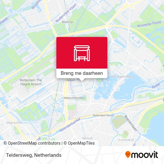 Teldersweg kaart