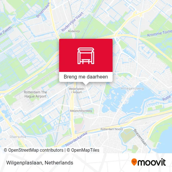 Wilgenplaslaan kaart