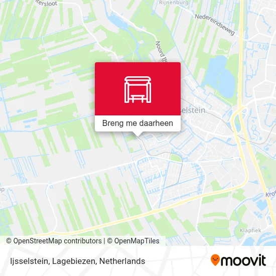 Ijsselstein, Lagebiezen kaart