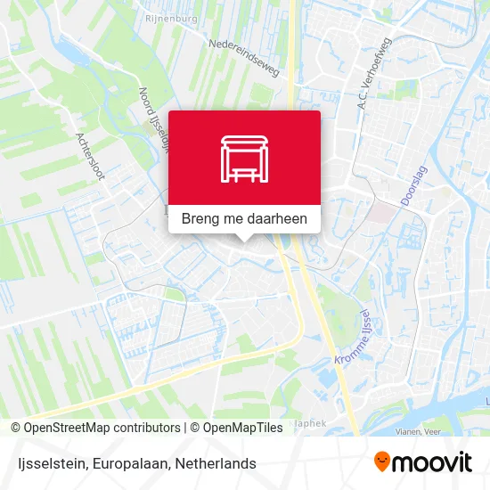 Ijsselstein, Europalaan kaart