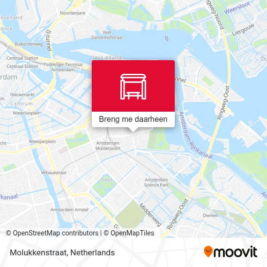 Molukkenstraat kaart