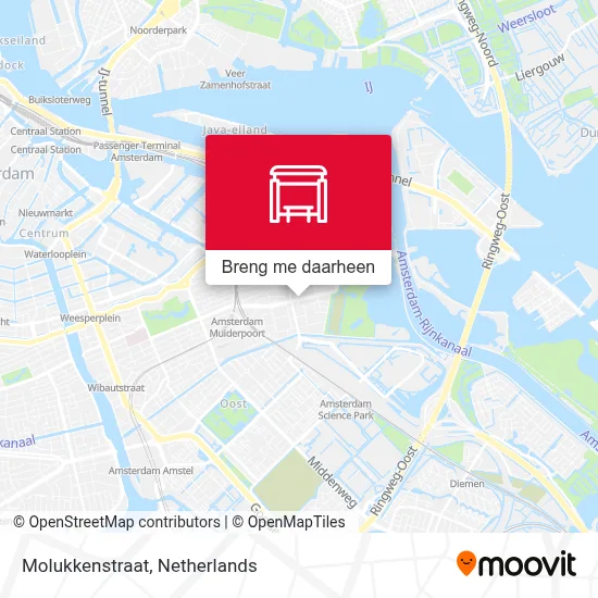 Molukkenstraat kaart