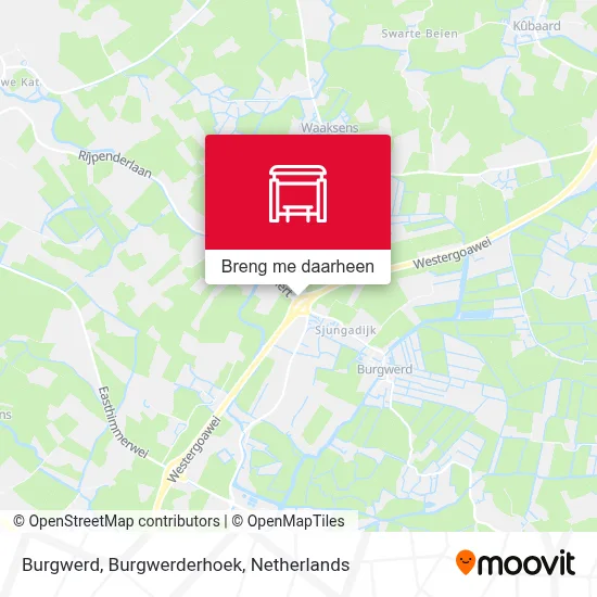 Burgwerd, Burgwerderhoek kaart