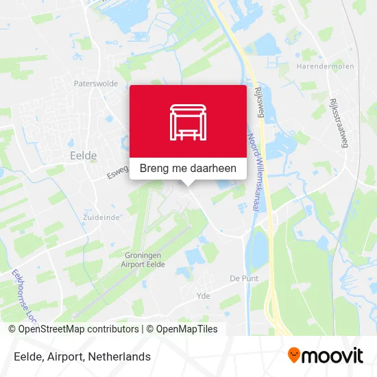 Eelde, Airport kaart