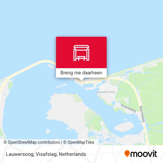 Lauwersoog, Visafslag kaart