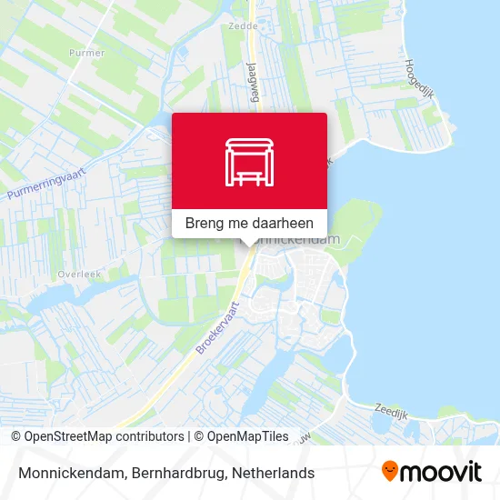 Monnickendam, Bernhardbrug kaart