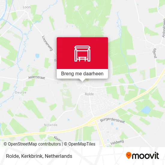 Rolde, Kerkbrink kaart