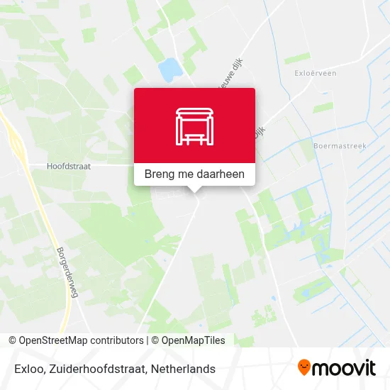 Exloo, Zuiderhoofdstraat kaart