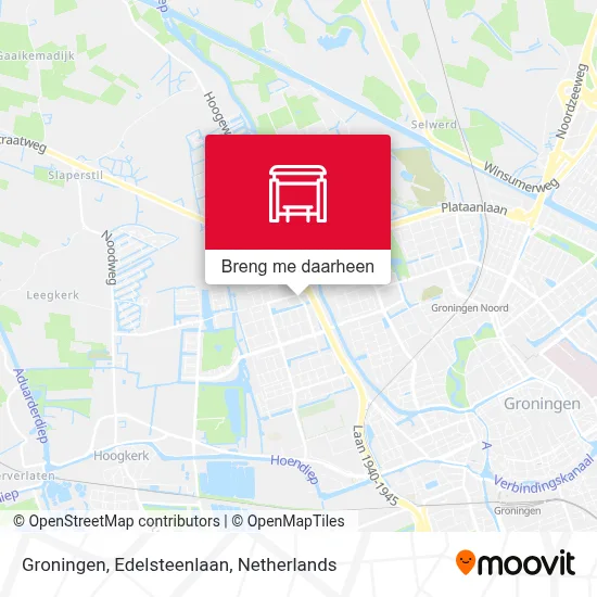 Groningen, Edelsteenlaan kaart