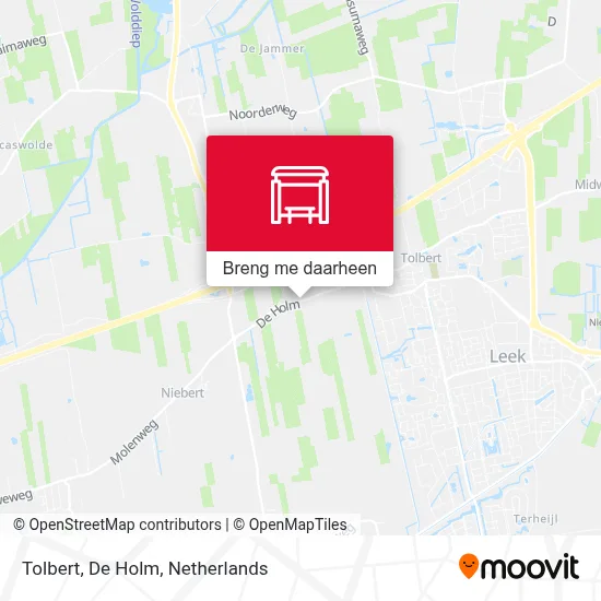 Tolbert, De Holm kaart