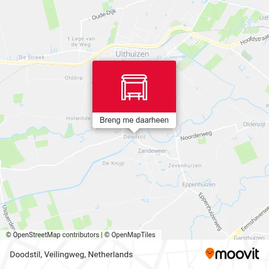 Doodstil, Veilingweg kaart