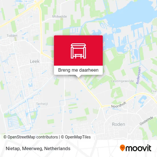 Nietap, Meerweg kaart