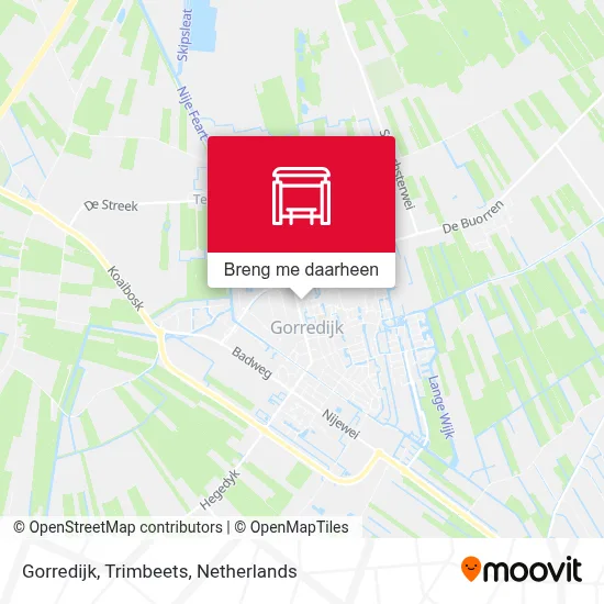 Gorredijk, Trimbeets kaart
