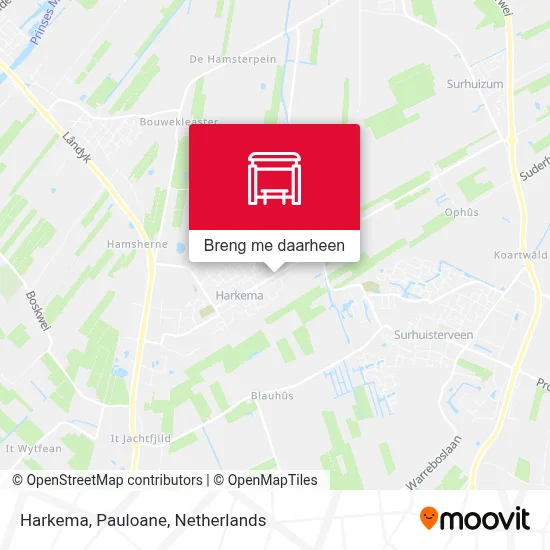 Harkema, Pauloane kaart