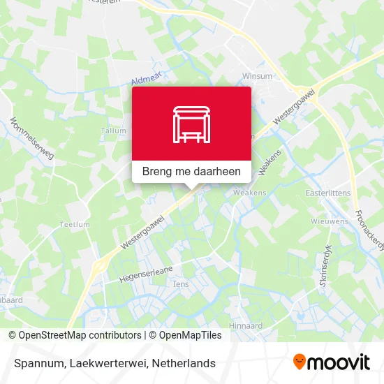 Spannum, Laekwerterwei kaart