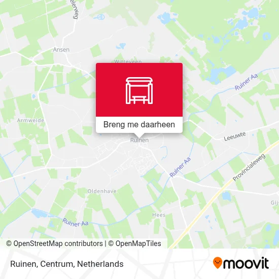 Ruinen, Centrum kaart