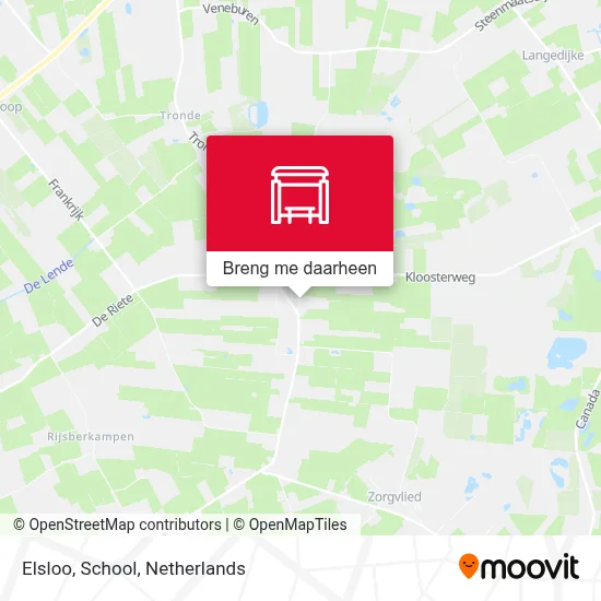 Elsloo, School kaart