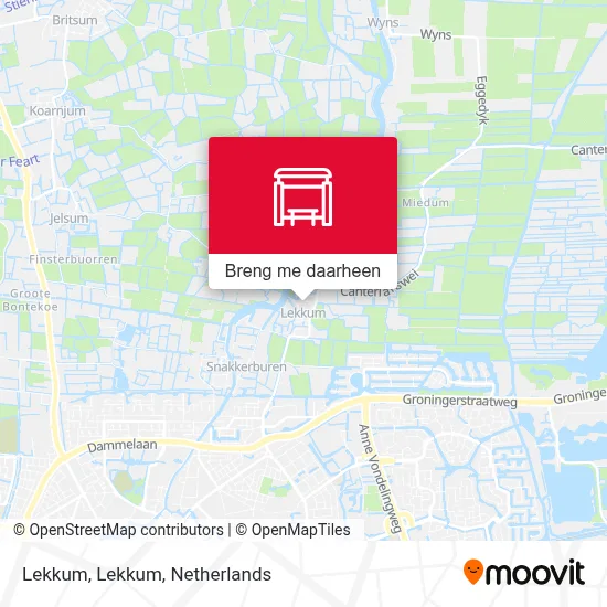 Lekkum, Lekkum kaart
