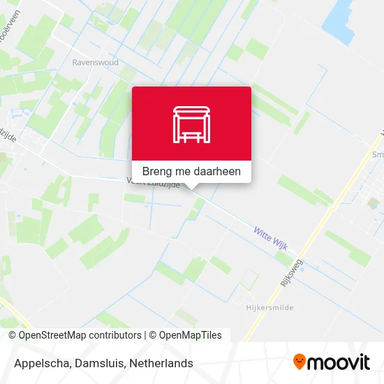Appelscha, Damsluis kaart