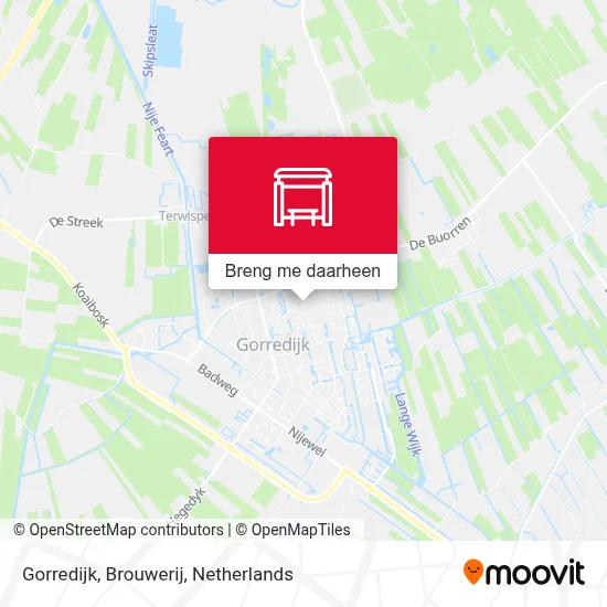 Gorredijk, Brouwerij kaart