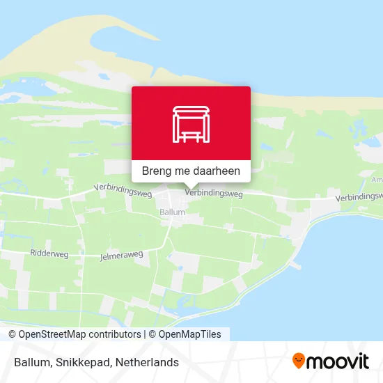 Ballum, Snikkepad kaart