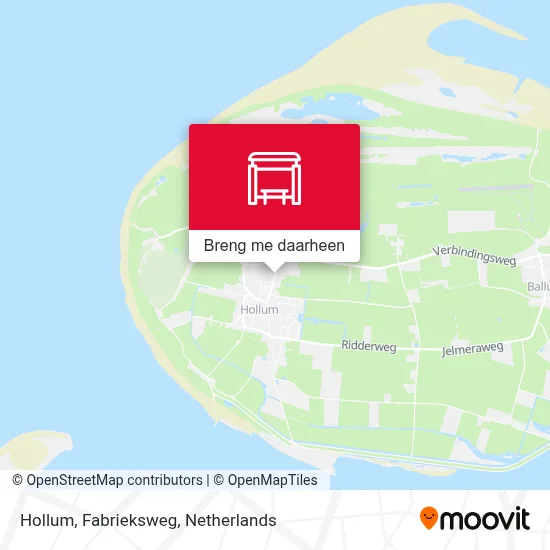Hollum, Fabrieksweg kaart