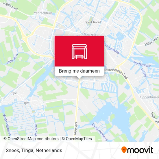 Sneek, Tinga kaart