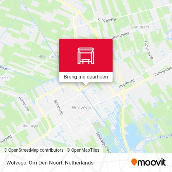 Wolvega, Om Den Noort kaart
