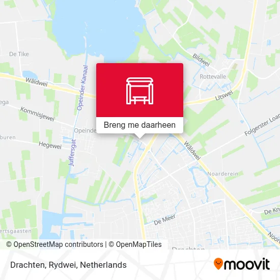 Drachten, Rydwei kaart