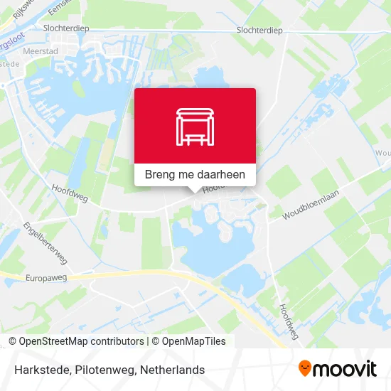 Harkstede, Pilotenweg kaart
