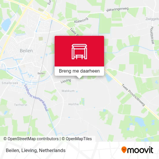 Beilen, Lieving kaart