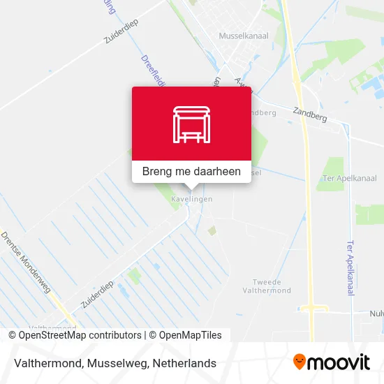 Valthermond, Musselweg kaart