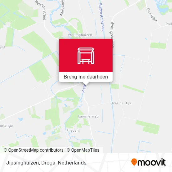 Jipsinghuizen, Droga kaart